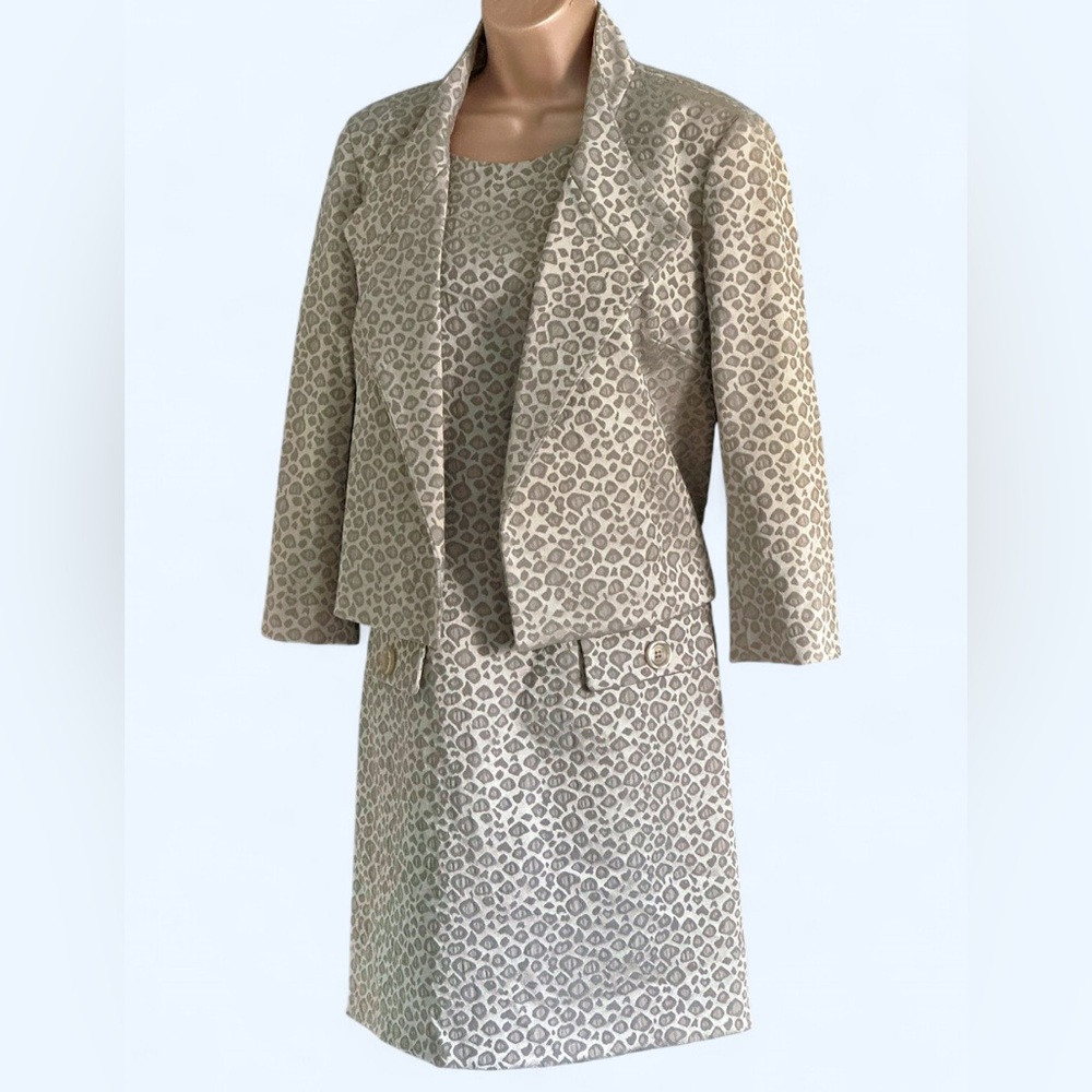 Michael Kors Leopard Print  Matching Blazer & Dress